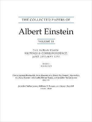 The Collected Papers of Albert Einstein, Volume 16 (Translation Supplement) - Albert Einstein