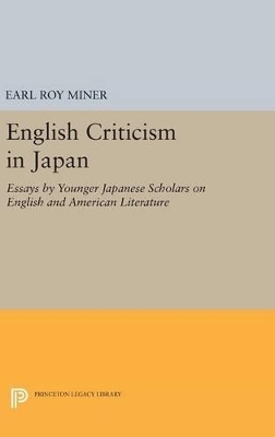 English Criticism in Japan - Earl Miner
