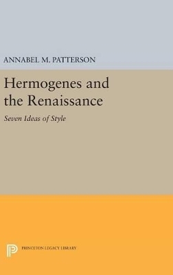 Hermogenes and the Renaissance - Annabel M. Patterson