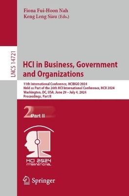 HCI in Business, Government and Organizations - 