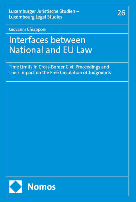 Interfaces between National and EU Law - Giovanni Chiapponi