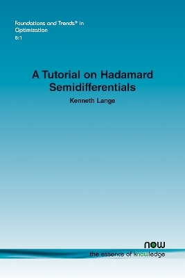 A Tutorial on Hadamard Semidifferentials - Kenneth Lange