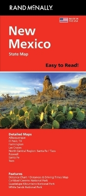 Rand McNally Easy to Read: New Mexico State Map -  Rand McNally