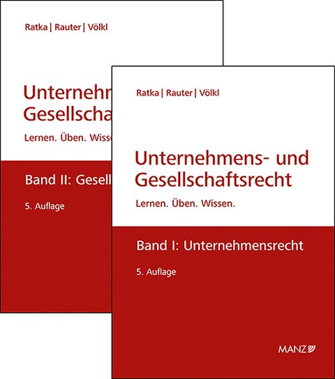 PAKET: Unternehmensrecht + Gesellschaftsrecht - Thomas Ratka, Roman A. Rauter, Clemens Völkl