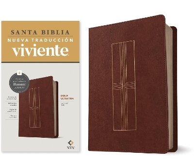 Biblia Ultrafina Ntv, Con Filament (Sentipiel, Cafe, Letra Roja) -  Tyndale