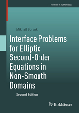 Interface Problems for Elliptic Second-Order Equations in Non-Smooth Domains - Borsuk, Mikhail