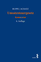 Umsatzsteuergesetz - Ruppe, Hans-Georg; Achatz, Markus
