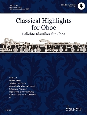 Classical Highlights for Oboe Arranged for Oboe and Piano (Via PDF Download) - 