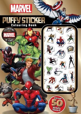 Marvel 85th Anniversary: Puffy Sticker Colouring Book