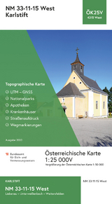 BEV-Karte 4315-West, Karlstift 1:25 000 - 