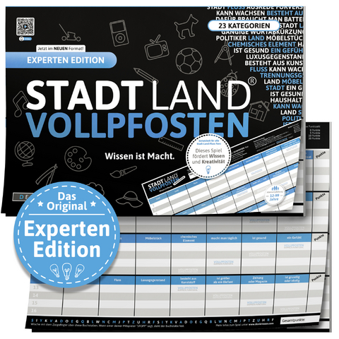 DENKRIESEN - STADT LAND VOLLPFOSTEN® - EXPERTEN EDITION - "Wissen ist Macht." - A4 - Denis Görz, Ricardo Barreto