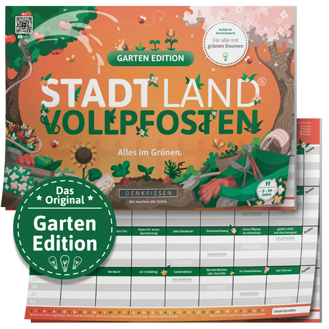 DENKRIESEN - STADT LAND VOLLPFOSTEN® - GARTEN EDITION - "Alles im Grünen." - A4 - Denis Görz, Ricardo Barreto