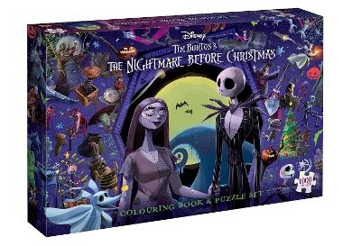 Tim Burton's The Nightmare Before Christmas: Colouring Book and Puzzle Set (Disney: 1000 Pieces)