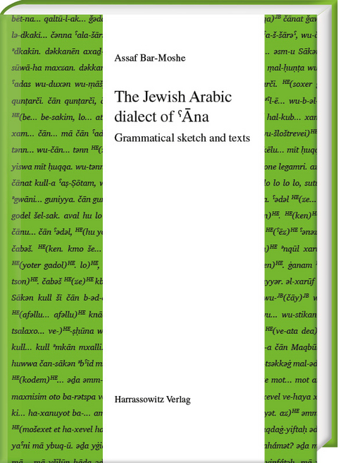 The Jewish Arabic dialect of ˁĀna - Assaf Bar-Moshe
