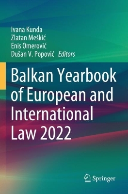 Balkan Yearbook of European and International Law 2022 - 