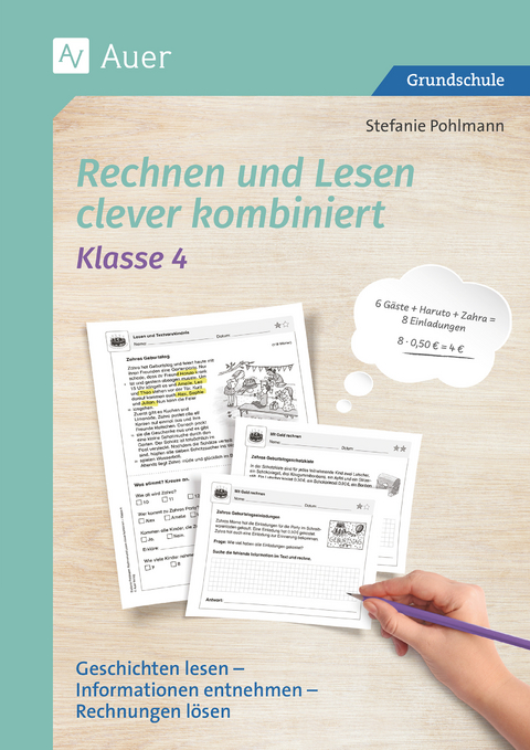 Rechnen und Lesen clever kombiniert Klasse 4 - Stefanie Pohlmann