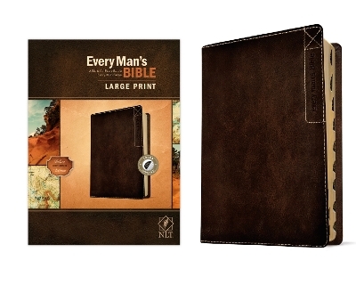 NLT Every Man's Bible, Large Print, Deluxe Explorer Edition - Stephen Arterburn