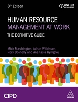 Human Resource Management at Work - Marchington, Mick; Wilkinson, Adrian; Donnelly, Rory; Kynighou, Anastasia