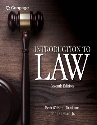 Introduction to Law, Loose-Leaf Version - Beth Walston-Dunham