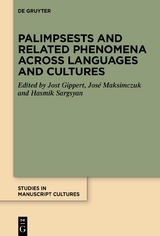 Palimpsests and Related Phenomena across Languages and Cultures - 