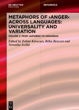 Metaphors of ANGER across Languages / Metaphors of ANGER across Languages: Universality and Variation - 