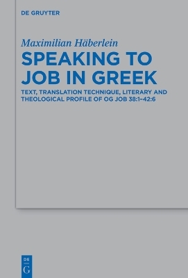 Speaking to Job in Greek - Maximilian Häberlein
