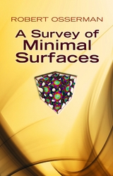 Survey of Minimal Surfaces -  Robert Osserman