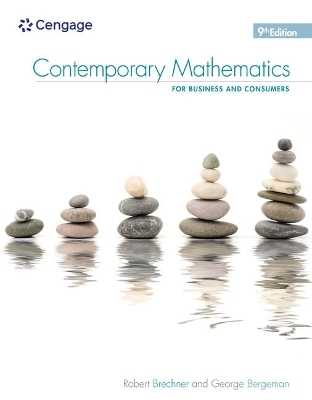 Bundle: Contemporary Mathematics for Business & Consumers + Webassign Printed Access Card for Contemporary Mathematics for Business & Consumers, Multi-Term - Robert Brechner, Geroge Bergeman