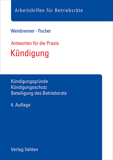 Kündigung - Lars Weinbrenner, Johan Fischer