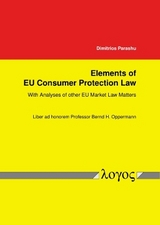 Elements of EU Consumer Protection Law - Dimitrios Parashu