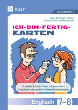 Ich-bin-fertig-Karten Englisch Klassen 7-8 - Sonja Birnmeyer-Haase, Lena-Christin Grzelachowski