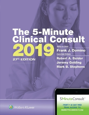 The 5-Minute Clinical Consult 2019 - Dr. Frank J. Domino