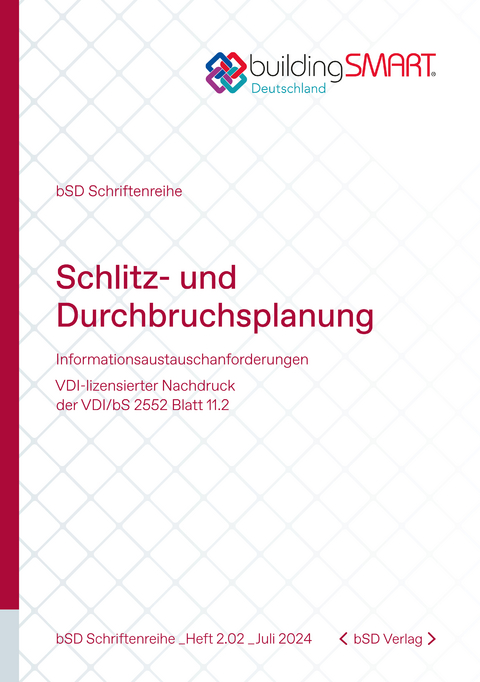 Schlitz- und Durchbruchsplanung - 