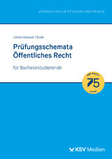 Prüfungsschemata Öffentliches Recht - Christoph Johannisbauer, Matthias Bode