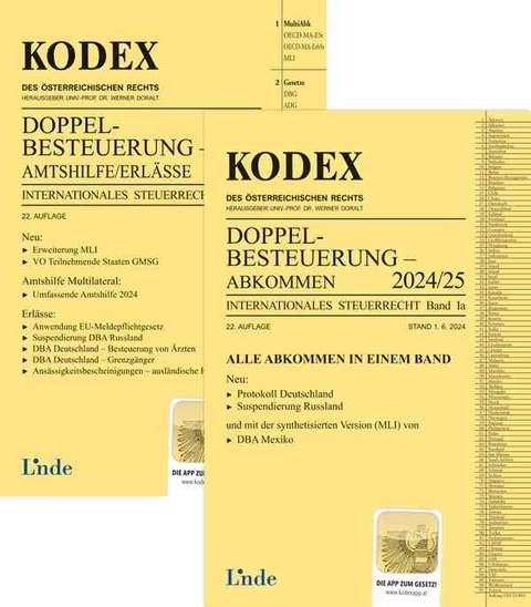 KODEX Doppelbesteuerung 2024/25 - Judith Herdin-Winter, Sabine Schmidjell-Dommes