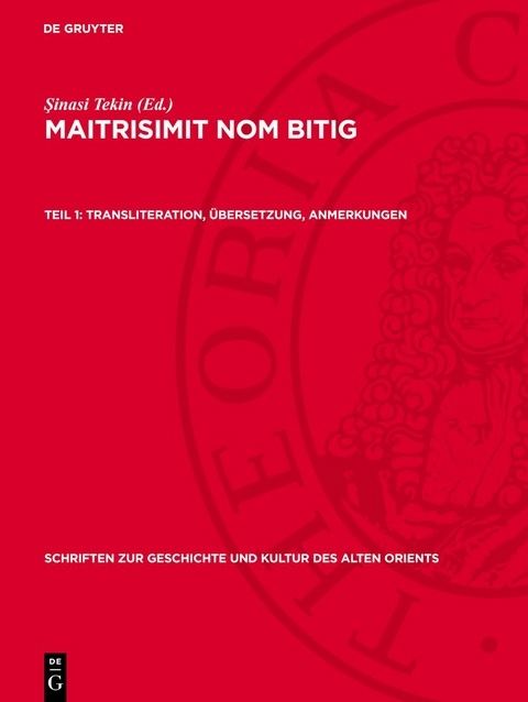 Maitrisimit nom bitig / Transliteration, Übersetzung, Anmerkungen - 