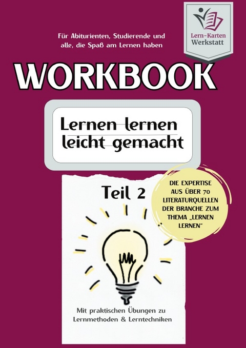 Workbook I Lernen lernen leicht gemacht - Sabine Voitl