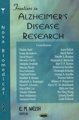 Frontiers in Alzheimer's Disease Research - 