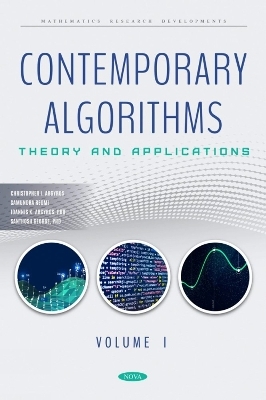 Contemporary Algorithms: Theory and Applications. Volume I