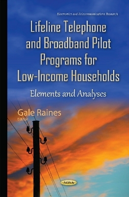 Lifeline Telephone & Broadband Pilot Programs for Low-Income Households - 
