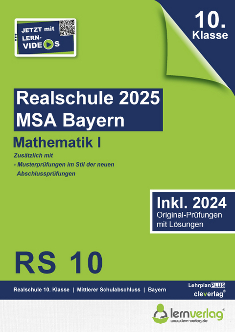 Original-Prüfungen Realschule Bayern 2025 Mathematik I
