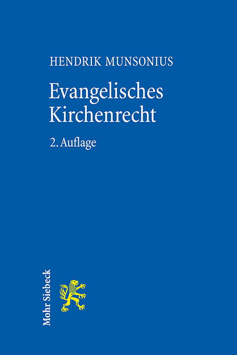 Evangelisches Kirchenrecht - Hendrik Munsonius