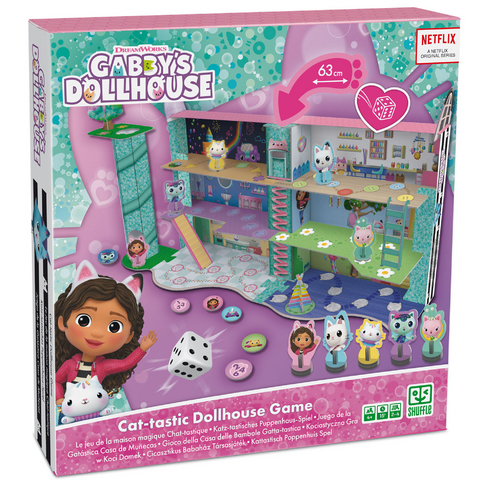 FSCGabby´s Dollhouse - das katz-tastische Puppenhaus-3D Brettspiel - 