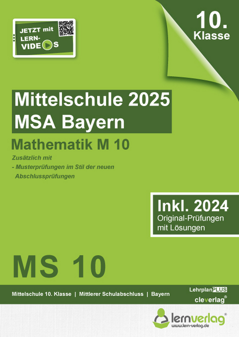 Original-Prüfungen Mittelschule Bayern 2025 M10 Mathematik