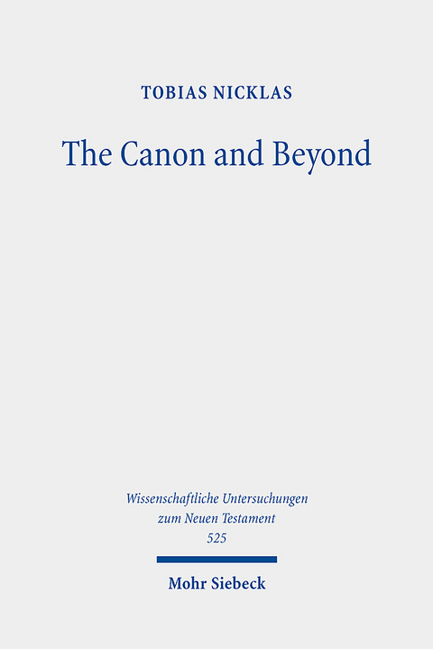 The Canon and Beyond - Tobias Nicklas