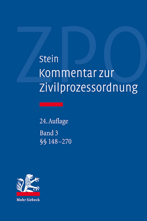 Kommentar zur Zivilprozessordnung - Friedrich Stein