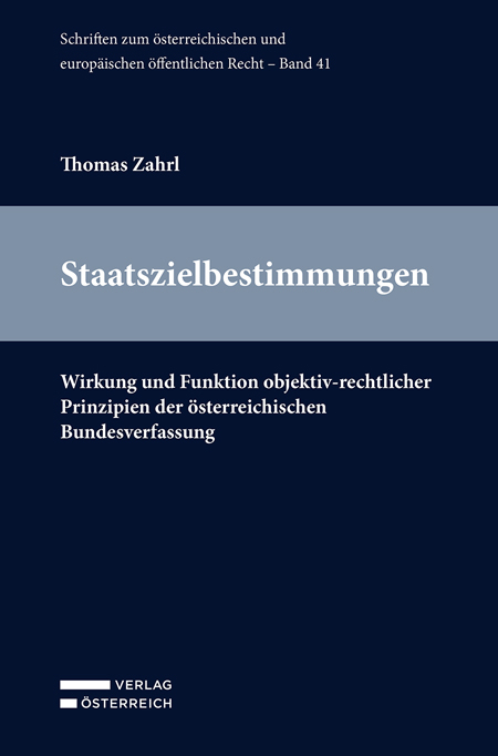 Staatszielbestimmungen - Thomas Zahrl