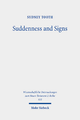 Suddenness and Signs - Sydney Tooth