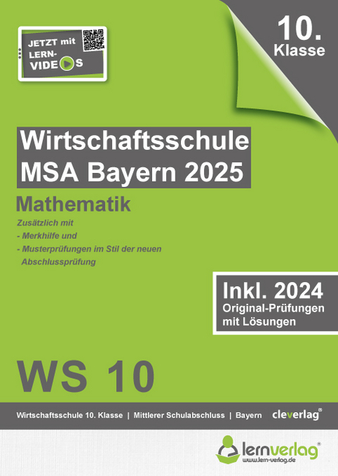Original-Prüfungen Wirtschaftsschule Bayern 2025 Mathematik
