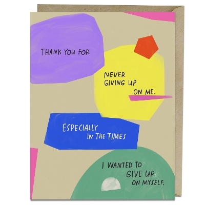 6-Pack Em & Friends Never Giving Up Card -  Em &  Friends